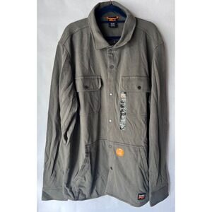 Timberland PRO Mill‎ River Shirt Jacket Mens XL Button Front Workwear Pockets